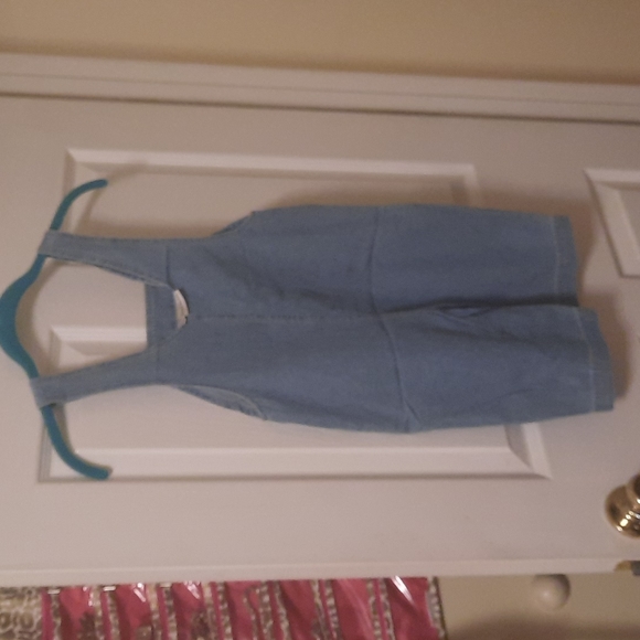Forest and Hues Kids Light Denim Bib Overalls - Picture 5 of 10